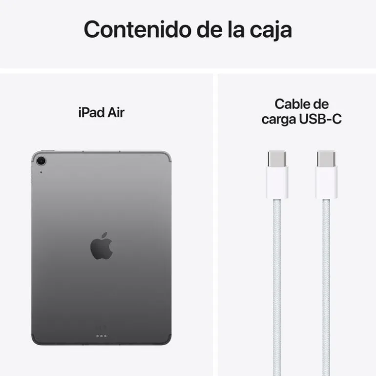 Tablet Apple iPad Air M3 2025 11" 256GB WiFi + Cellular Gris Espacial