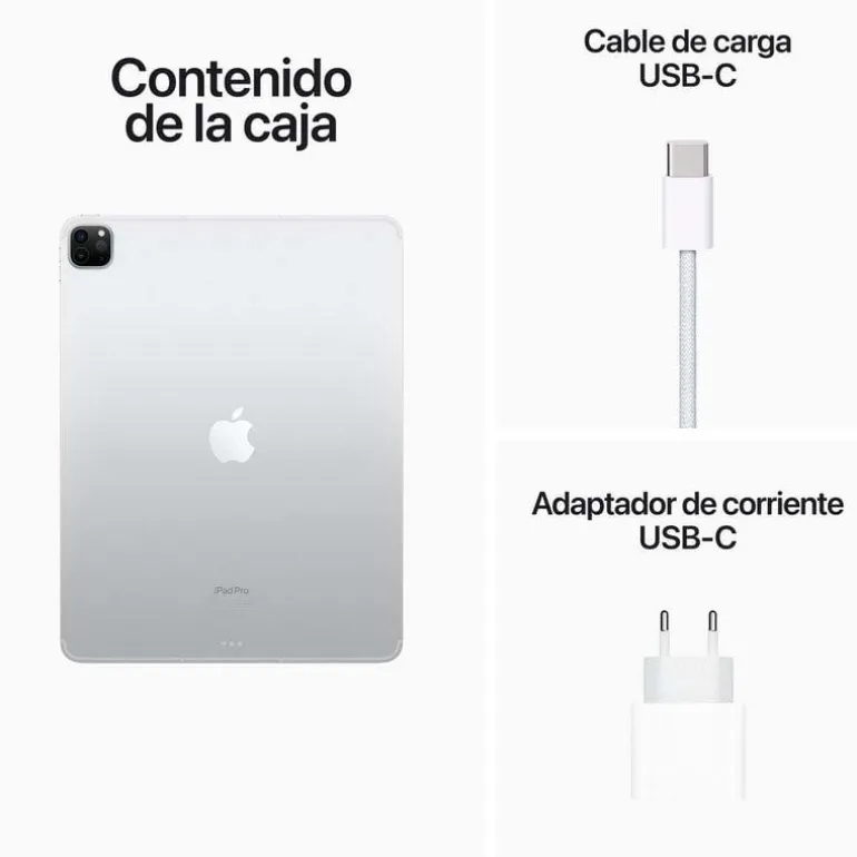 Tablet Apple iPad Pro 2022 12.9" M2 16GB 2TB Wi-Fi + Cellular Plata