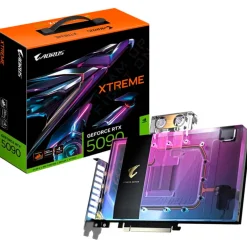 Tarjeta Gráfica Gigabyte AORUS GeForce RTX 5090 Xtreme WaterForce 32GB GDDR7 DLSS4