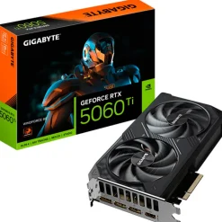 Tarjeta Gráfica Gigabyte GeForce RTX 5060 Ti WindForce 8GB GDDR7 DLSS4