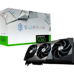 Tarjeta Gráfica MSI GeForce RTX 5080 SUPRIM LIQUID SOC 16GB GDDR7 DLSS4