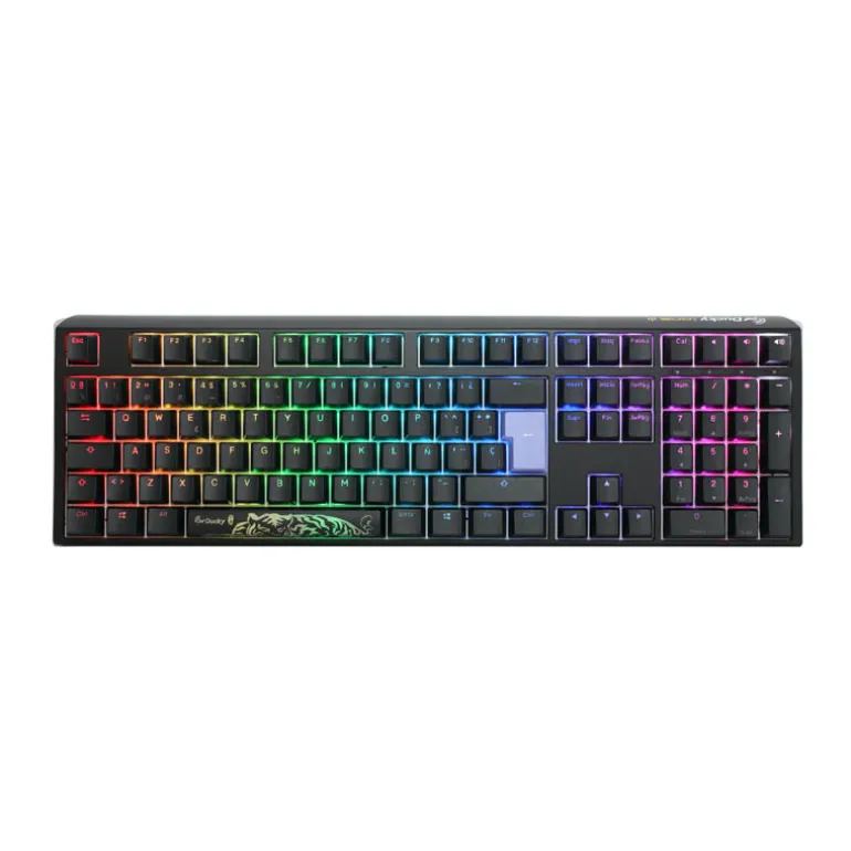 Teclado Ducky One 3 Classic Full-Size Hot-Swap RGB MX-Red Blanco