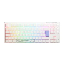 Teclado Ducky One 3 Classic TKL Hot-Swap RGB MX-Red Blanco