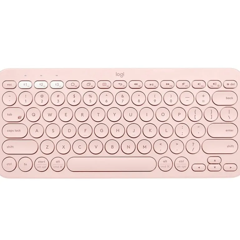 Teclado Logitech K380 Multidispositivo BT Rosa