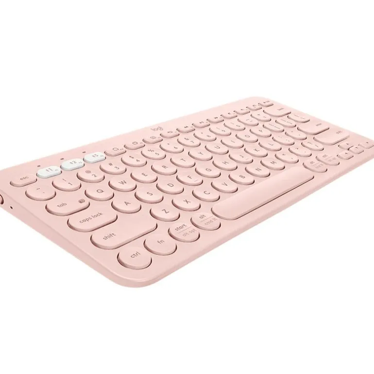 Teclado Logitech K380 Multidispositivo BT Rosa