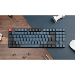 Teclado para Mac y Windows Keychron K6 Pro ISO-ES RGB Hot-Swappable Switch K Pro Mechanical Red Wireless