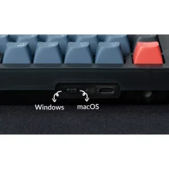 Teclado para Mac y Windows Keychron V6 ISO-ES RGB Hot-Swappable Switch K Pro Red