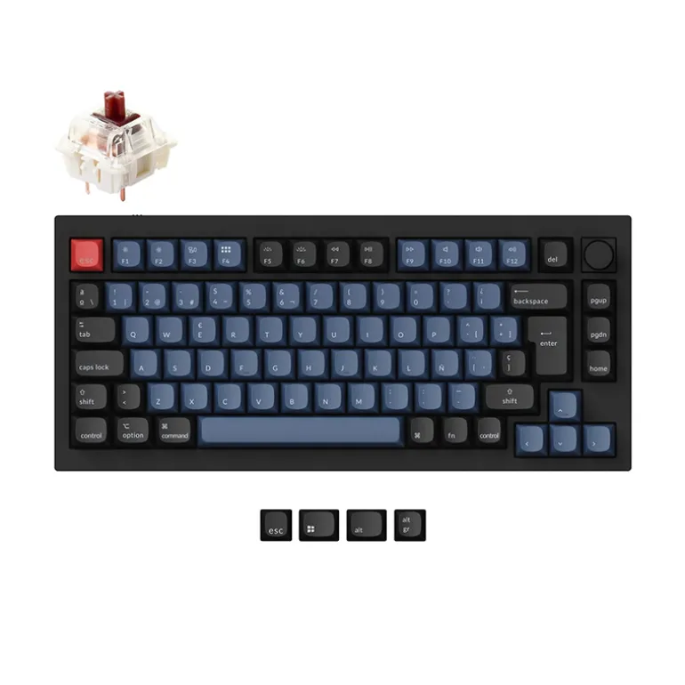 Teclado para Mac y Windows Keychron V3 Knob ISO-ES RGB Switch K Pro Brown