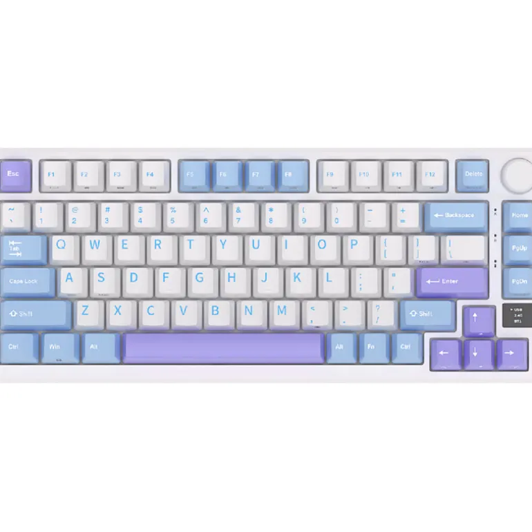 Teclado para Mac y Windows Royal Kludge RKS98 ISO-ES Hot-Swappable Switch Brown Wireless Light Cloud