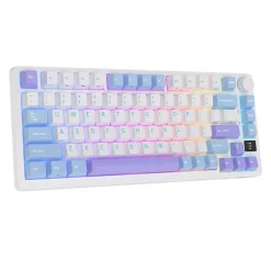 Teclado para Mac y Windows Royal Kludge RKS98 ISO-ES Hot-Swappable Switch Brown Wireless Light Cloud