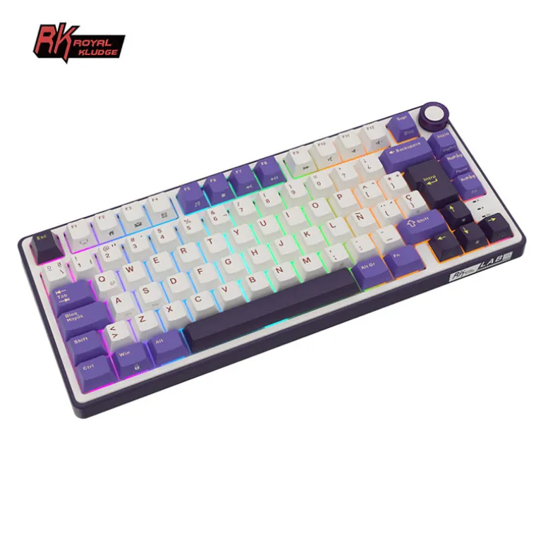 Teclado para Mac y Windows Royal Kludge RKS98 ISO-ES Hot-Swappable Switch Brown Wireless Blackberry