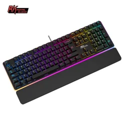 Teclado para Mac y Windows Royal Kludge RK96 ISO-ES Hot-Swappable Switch Brown Wireless Blanco