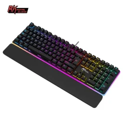 Teclado para Mac y Windows Royal Kludge RK96 ISO-ES Hot-Swappable Switch Brown Wireless Blanco