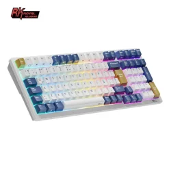 Teclado para Mac y Windows Royal Kludge RK918 ISO-ES RGB Switch Red White