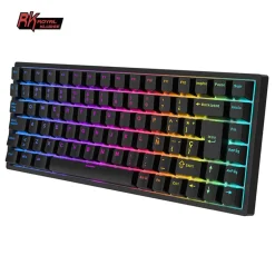 Teclado para Mac y Windows Royal Kludge RK84 ISO-ES Hot-Swappable Switch Red Wireless Negro