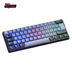 Teclado para Mac y Windows Royal Kludge RK98 ISO-ES Hot-Swappable Switch Brown Wireless Klein Blue