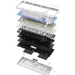 Teclado VGN V98Pro V2 ANSI RGB Hot-swappable Kailh BOX Ice Cream Pro Switch