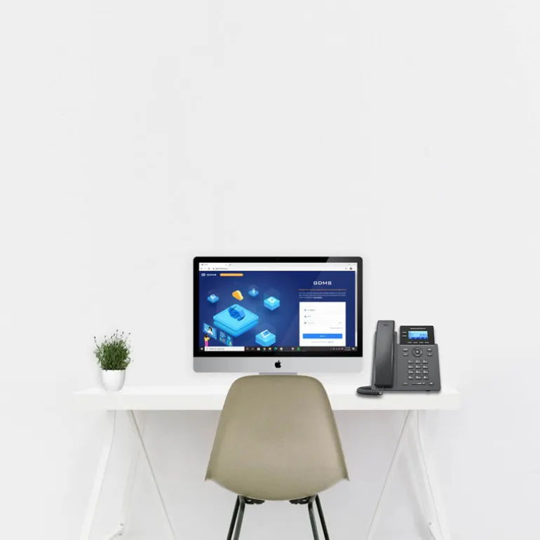 Teléfono Fijo Grandstream GRP2602 IP Esencial 2 Líneas Wi-Fi