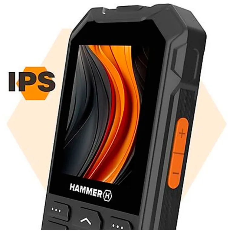 Teléfono Móvil Hammer 6 LTE 2.4" 48MB 128MB 4G Negro