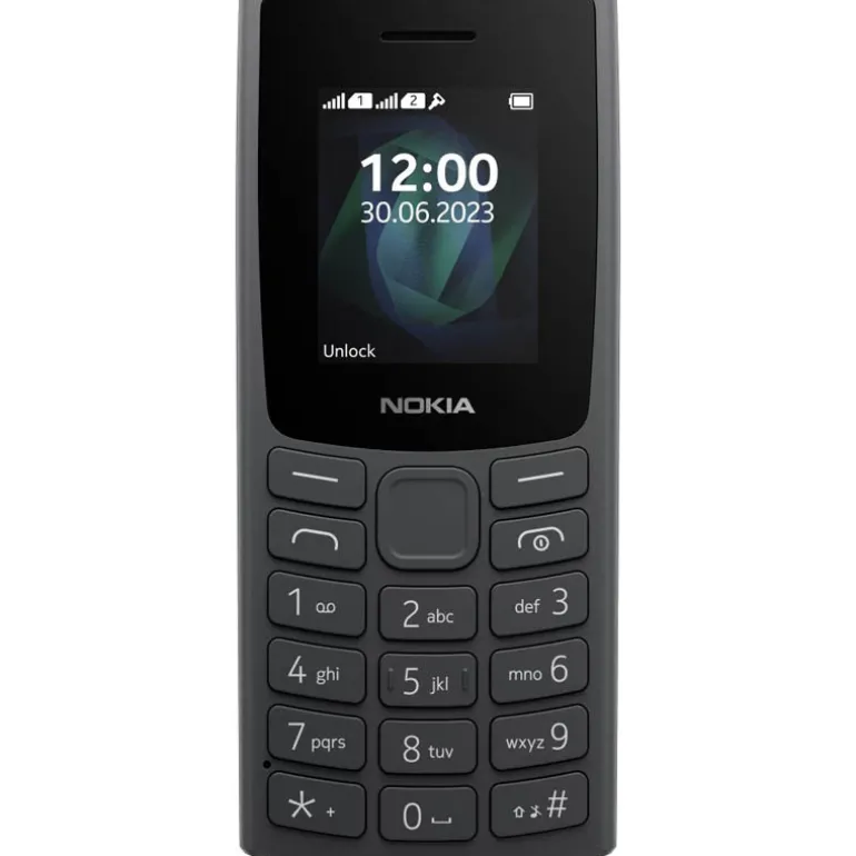 Teléfono Móvil Nokia 105 1.8" 4MB 4MB 2G Carbón