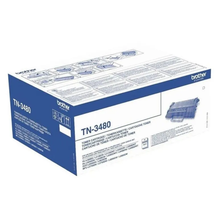 Tóner Brother TN-3480 Negro