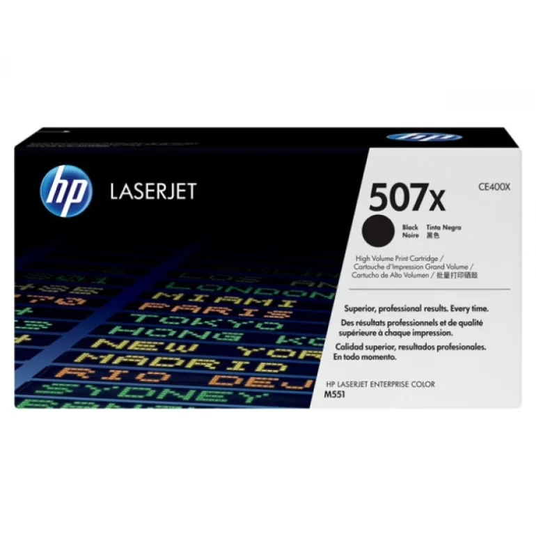 Tóner HP 507X Laserjet Negro
