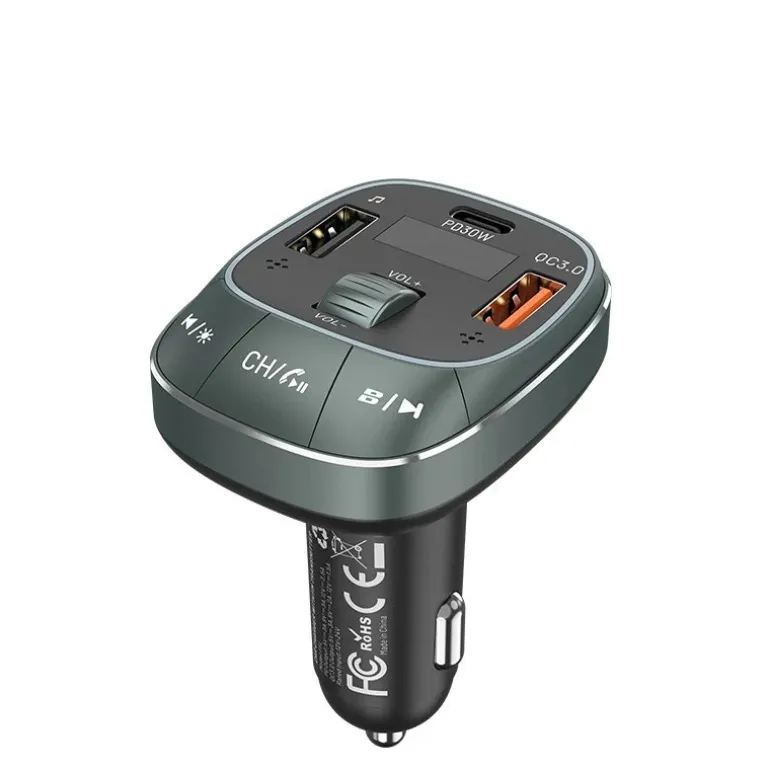 Transmisor FM Vention QC 3 FM/MP3/BT/USB-C/USB