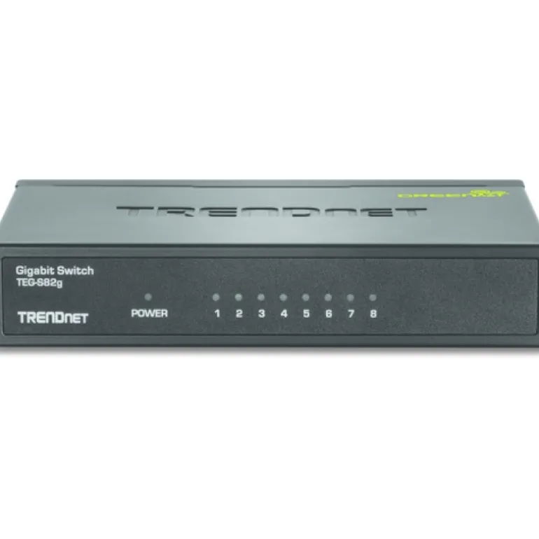 Trendnet Gigabit 8 puertos GREENnet Negro - Switch