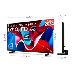 TV/Televisión LG OLED Evo AI C4 42C44LA 42