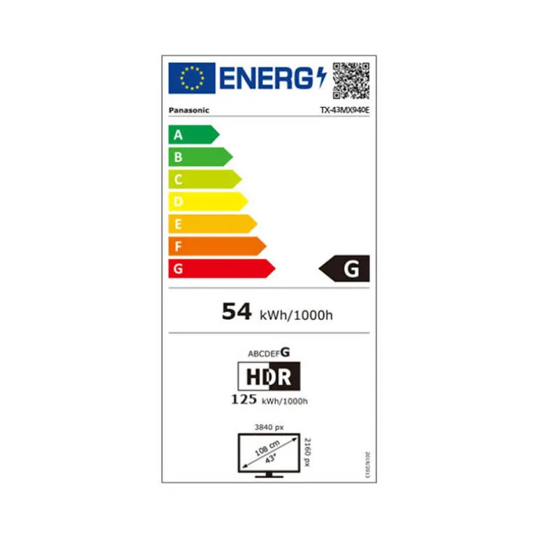 TV/Televisión Panasonic TX-43MX940E 43" LED UHD HDMI 2.1 HDR10+