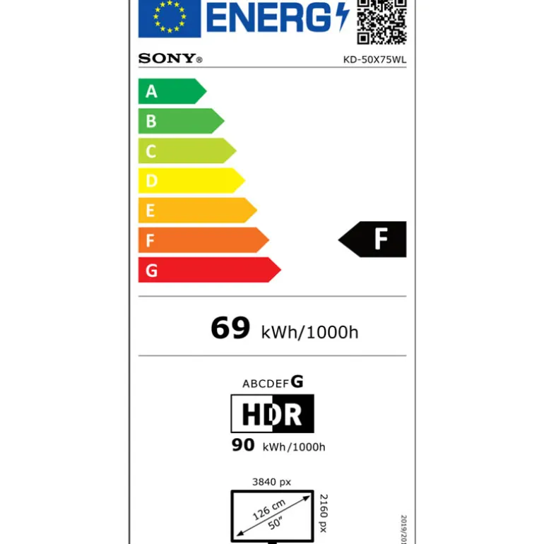 TV/Televisión Sony KD-50X75WL 50" LED UHD HDR10