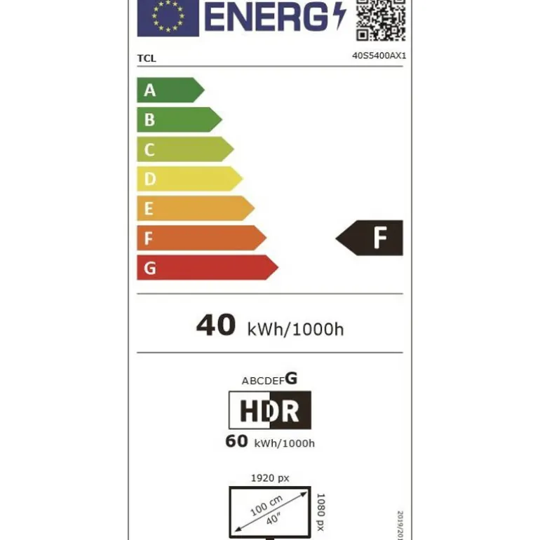 TV/Televisión TCL 40S5400A 40" FHD HDR10