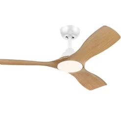 Ventilador Philips Luz Techo 106cm Blanco/Madera