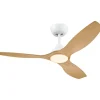 Ventilador Philips Luz Techo 132cm Blanco/Madera