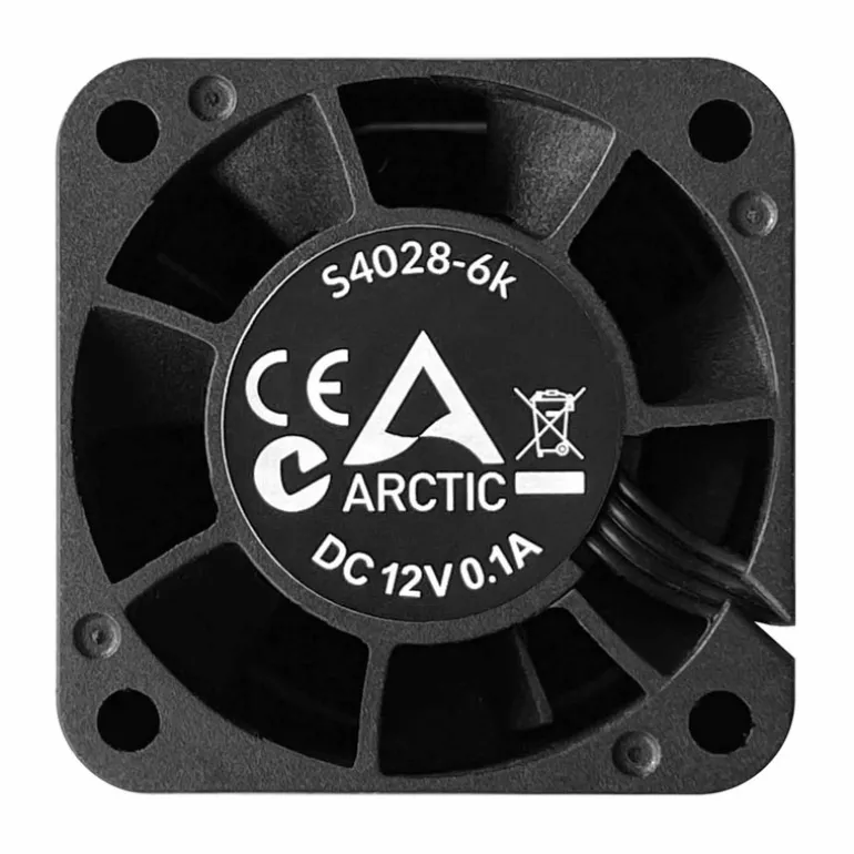 Ventilador Arctic Cooling S4028-6K Servidor 40mm Negro