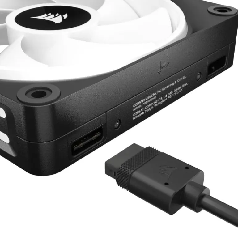 Ventilador Corsair QX120 RGB 120mm Negro