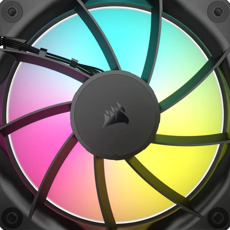 Ventilador Corsair RS140 ARGB PWM 140mm Dual Pack Negro