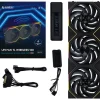 Ventilador Lian Li Uni Fan TL120 Wireless LCD ARGB Reverse Blade 120mm Negro