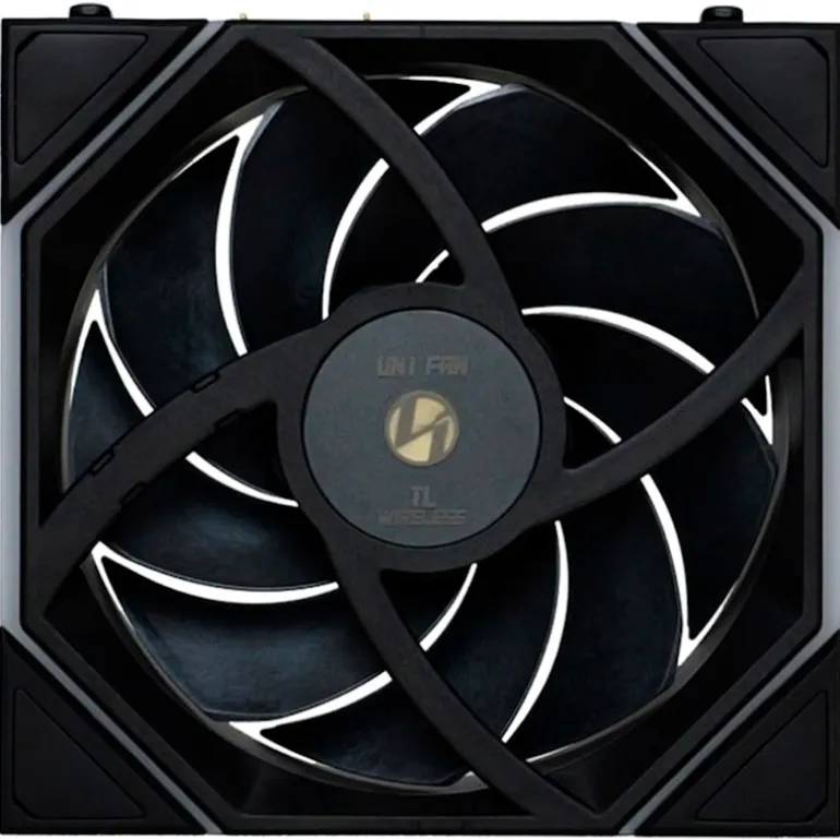 Ventilador Lian Li Uni Fan TL120 Wireless LCD ARGB Reverse Blade 120mm Negro