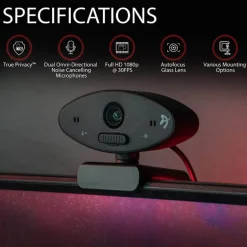 Webcam Arozzi Occhio True Privacy Ring Light