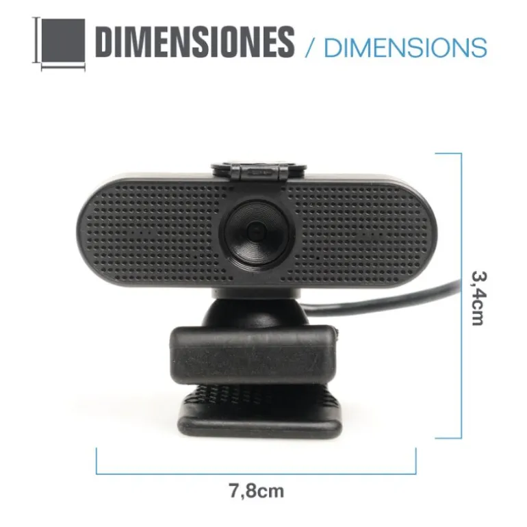 Webcam iggual WC1080 Quick View FHD 1080p USB