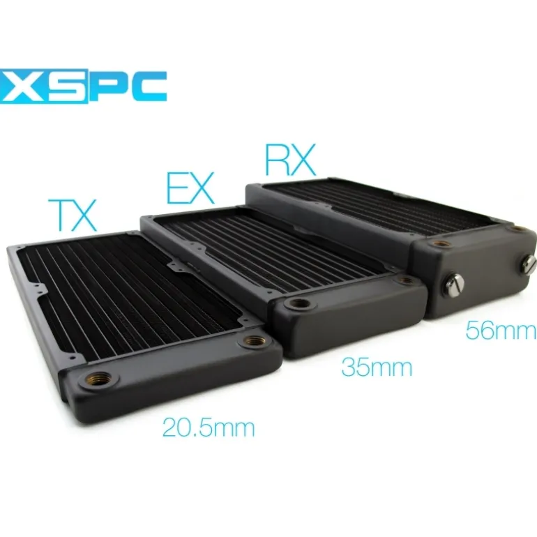 XSPC TX360 Crossflow Ultrathin 360mm Negro - Radiador